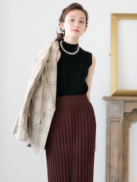 「Phoebe（フィービィー）のアイテム」を使った、JEWEL ADDICT STAFFさん（レディース・165cm）の秋コーディネート