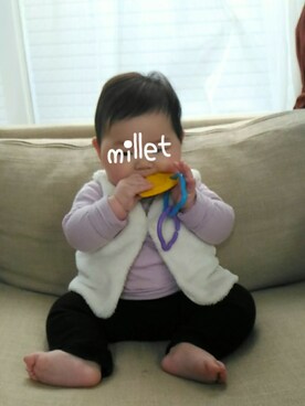 milletさんの（babyGAP | babyGAP）を使ったコーディネート