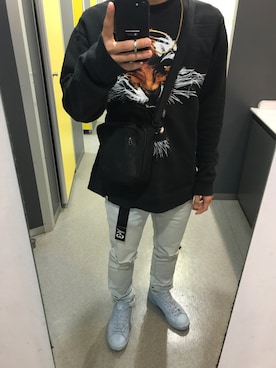 「NIKE(ナイキ)のアイテム(ショルダーバッグ)」を使った、G O S U K E ™️さん(メンズ・163cm)の秋コーディネート