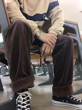 「GEORGES RECH（ジョルジュレッシュ）のアイテム」を使った、G  O  S  U  K  E  ™️さん（メンズ・163cm）の秋コーディネート