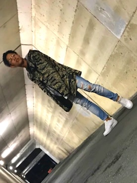 「BLACK SCALE（ブラックスケール）のアイテム」を使った、sayさん（メンズ・169cm）の春コーディネート