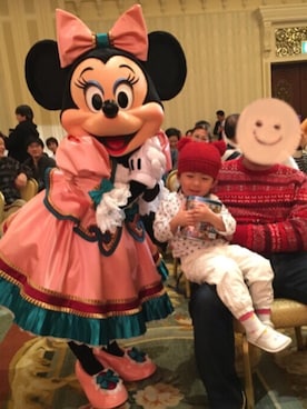 「デズニーランド」｜✨MIYU💫さん（キッズ・90cm）の冬コーディネート