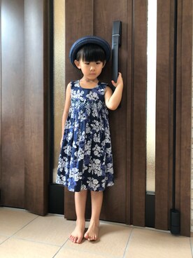 「OSHKOSH（オシュコシュ）のアイテム（ワンピース/ドレス）」を使った、✨MIYU💫さん（キッズ・90cm）の夏コーディネート
