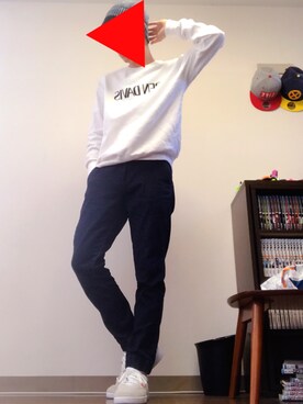 「BEN DAVIS（ベンデイビス）のアイテム（スウェット）」を使った、Kobyさん（メンズ・174cm）の秋コーディネート