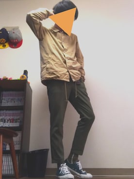 「RAGEBLUE（レイジブルー）のアイテム（その他アウター）」を使った、Kobyさん（メンズ・175cm）の春コーディネート