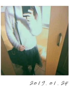 「L'EST ROSE（レストローズ）のアイテム」を使った、h i t o m i ♡相 互♡さん（レディース・157cm）の冬コーディネート