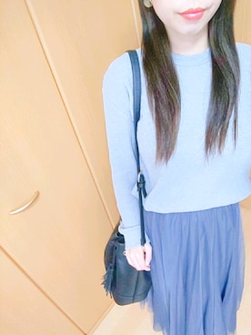 「ワッフル」｜h i t o m i ♡相 互♡さん（レディース・157cm）の春コーディネート