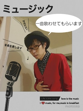 「アイテム（ハット）」を使った、THE MAD HATTERさん（メンズ・181cm）の冬コーディネート