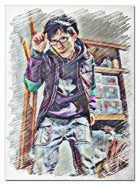 「フォローミー」｜「アイテム（キャスケット）」を使った、THE MAD HATTERさん（メンズ・181cm）の冬コーディネート