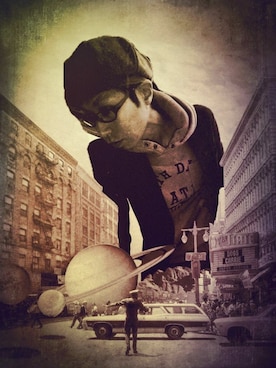 「dictionary（ディクショナリー）のアイテム（帽子）」を使った、THE MAD HATTERさん（メンズ・181cm）の冬コーディネート