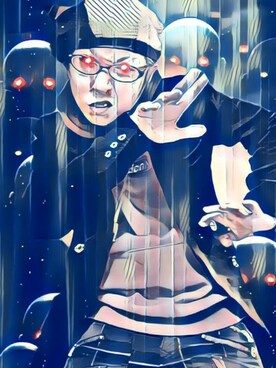 「dictionary（ディクショナリー）のアイテム（帽子）」を使った、THE MAD HATTERさん（メンズ・180cm）の冬コーディネート