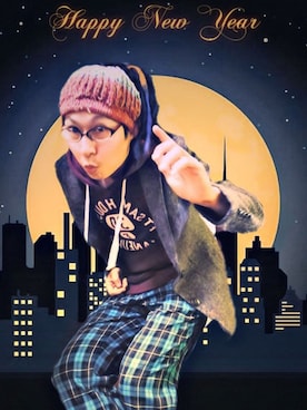 THE MAD HATTERさん（メンズ・180cm）の冬コーディネート