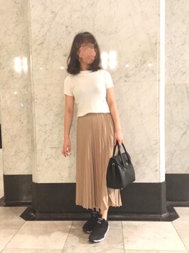 「IACUCCI（イアクッチ）のアイテム（ハンドバッグ）」を使った、まーくさん（レディース・152cm）の秋コーディネート
