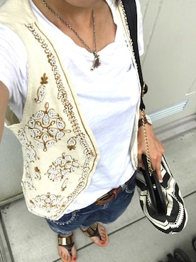 MIKA.Fさん（レディース・155cm）の夏コーディネート