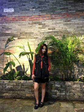 黑皮梁-さんのコーディネート