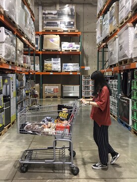 「costco」｜TYさん（レディース・158cm）の冬コーディネート