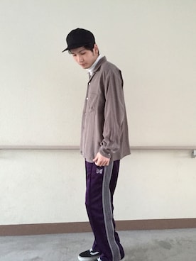 真鍋 嶺さん（メンズ・174cm）の冬コーディネート