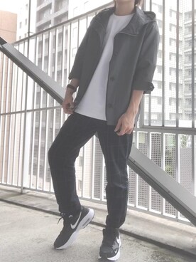 「collective.（コレクティブ）のアイテム」を使った、隼さん（メンズ・165cm）の夏コーディネート