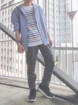 隼さん（メンズ・160cm）の夏コーディネート