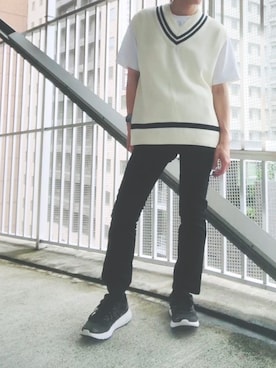 「collective.（コレクティブ）のアイテム」を使った、隼さん（メンズ・160cm）の夏コーディネート