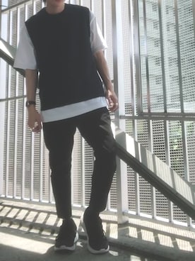 「collective.（コレクティブ）のアイテム」を使った、隼さん（メンズ・160cm）の夏コーディネート