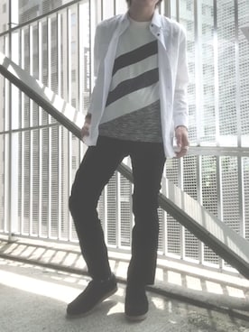 隼さん（メンズ・160cm）の夏コーディネート