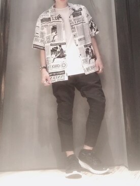 隼さん（メンズ・160cm）の夏コーディネート