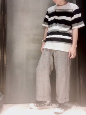 隼さん（メンズ・160cm）の夏コーディネート