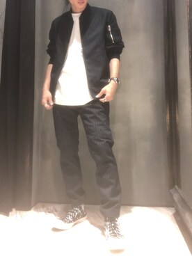 隼さん（メンズ・160cm）の秋コーディネート