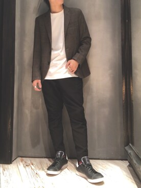 隼さん（メンズ・160cm）の秋コーディネート