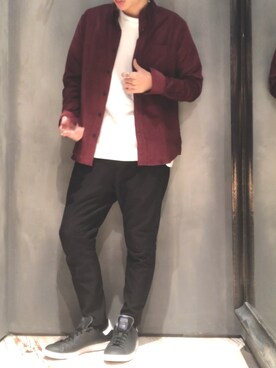 隼さん（メンズ・160cm）の秋コーディネート