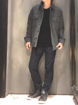 隼さん（メンズ・160cm）の秋コーディネート