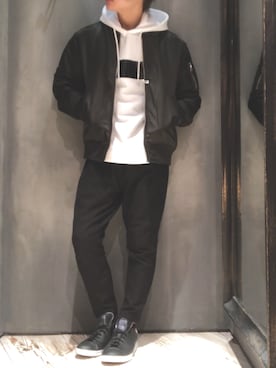 隼さん（メンズ・160cm）の秋コーディネート