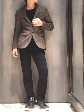 隼さん（メンズ・160cm）の冬コーディネート