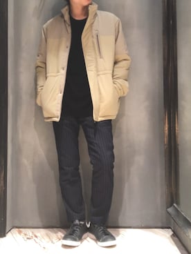 「UNION STATION（ユニオンステーション）のアイテム（ブルゾン）」を使った、隼さん（メンズ・160cm）の冬コーディネート
