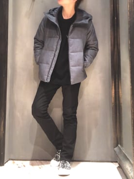 「UNION STATION（ユニオンステーション）のアイテム（その他パンツ）」を使った、隼さん（メンズ・160cm）の冬コーディネート