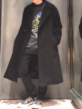 隼さん（メンズ・160cm）の冬コーディネート
