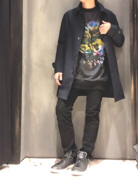 隼さん（メンズ・160cm）の冬コーディネート