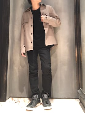 隼さん（メンズ・160cm）の冬コーディネート