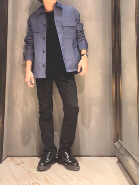 隼さん（メンズ・160cm）の冬コーディネート