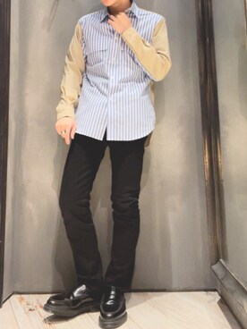 隼さん（メンズ・160cm）の冬コーディネート