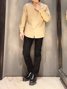 「UNION STATION（ユニオンステーション）のアイテム（その他パンツ）」を使った、隼さん（メンズ・160cm）の冬コーディネート