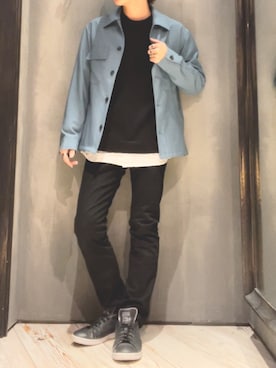 隼さん（メンズ・160cm）の春コーディネート