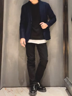 「UNION STATION（ユニオンステーション）のアイテム（その他パンツ）」を使った、隼さん（メンズ・160cm）の春コーディネート