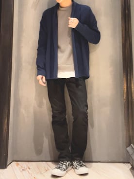 隼さん(メンズ・160cm)の春コーディネート