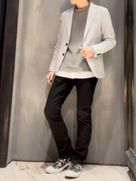 隼さん（メンズ・160cm）の春コーディネート