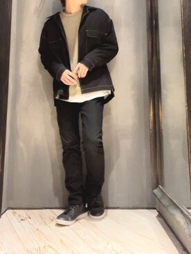 隼さん(メンズ・160cm)の春コーディネート