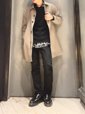 隼さん（メンズ・160cm）の春コーディネート