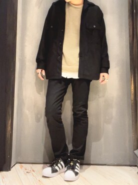 隼さん（メンズ・160cm）の春コーディネート