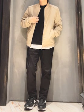 隼さん（メンズ・160cm）の春コーディネート